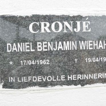 CRONJÉ Daniel Benjamin Wiehahn 1962-1997