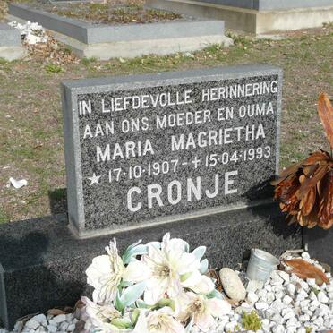 CRONJE Maria Magrieta 1907-1993