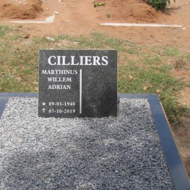 CILLIERS Marthinus Willem Adrian 1940-2019