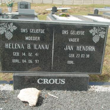 CROUS Jan Hendrik 1938- &amp; Helena B. 1941-1997