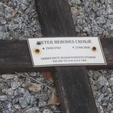 CRONJE Pieter Herodes 1941-2018