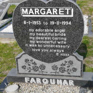 FARQUHAR Margaret 1953-1994