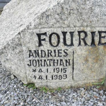 FOURIE Andries Jonathan 1915-1989