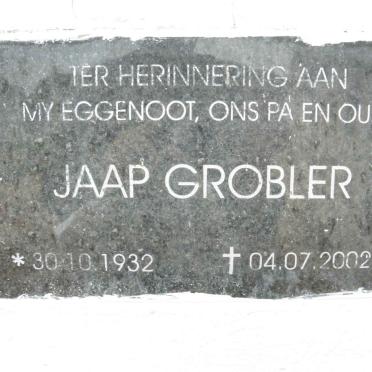 GROBLER Jaap 1932-2002