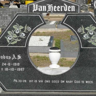 HEERDEN Jacobus A.S., van 1918-1987