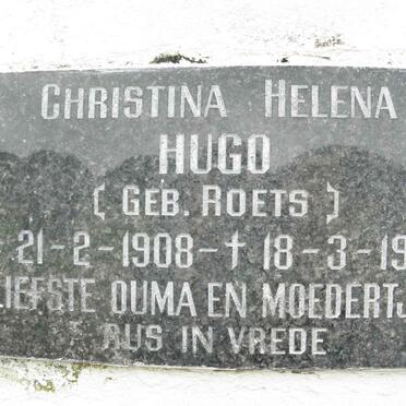 HUGO Christina Helena nee ROETS 1908-1997