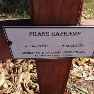 HAFKAMP Frans 1941-2023