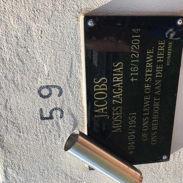 JACOBS Moses Zagarias 1951-2014