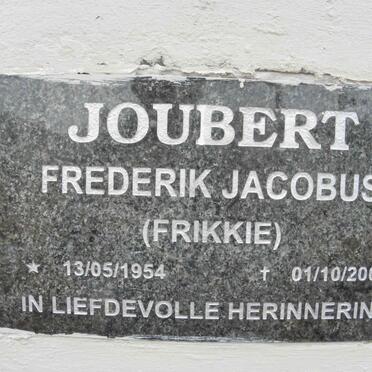 JOUBERT Frederik Jacobus 1954-2007