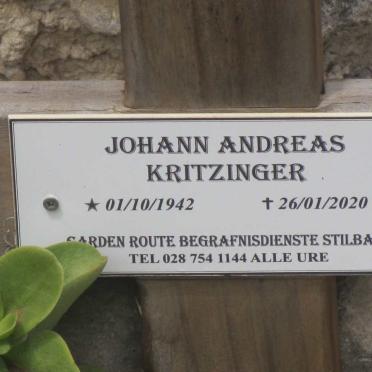 KRITZINGER Johann Andreas 1942-2020