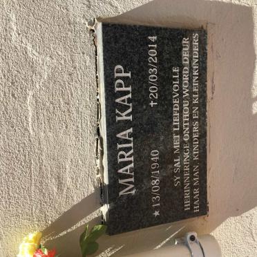 KAPP Maria 1940-2014