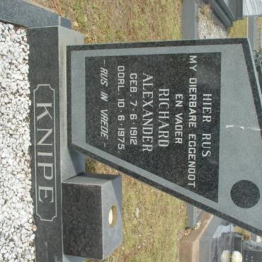 KNIPE Richard Alexander 1912-1975 &amp; Pixie JACKSON 1917-1982