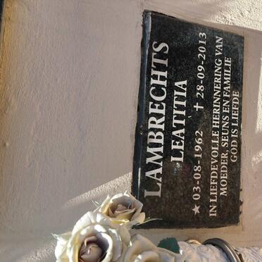 LAMBRECHTS Leatitia 1962-2013