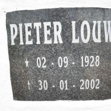LOUW Pieter 1928-2002