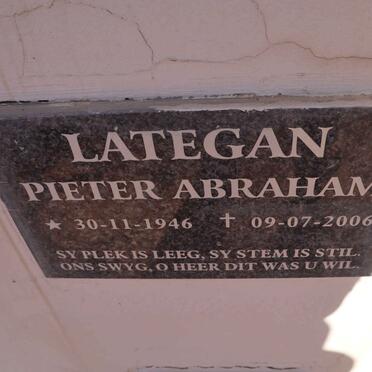 LATEGAN Pieter Abraham 1946-2006