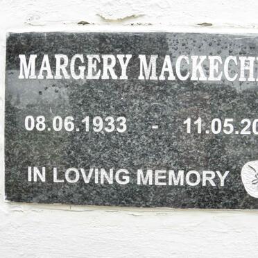 MACKECHNIE Margery 1933-2006
