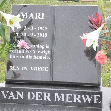 MERWE Mari, van der 1945-2010