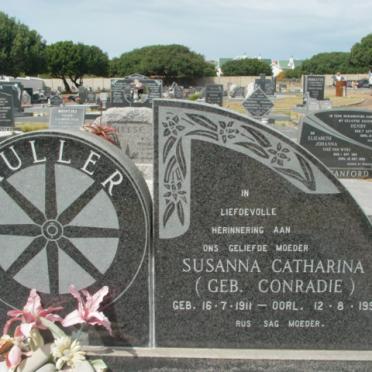 MULLER Jacobus Johannes 1909-1974 &amp; Susanna Catharina CONRADIE 1911-1995