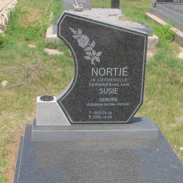 NORTJE Susana Jacoba nee CRONJE 1935-2006