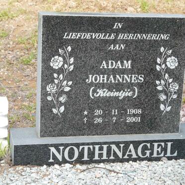 NOTHNAGEL Adam Johannes 1908-2001
