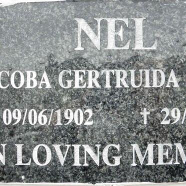 NEL Jacoba Gertruida 1902-2002