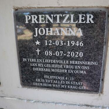 PRENTZLER Johanna 1946-2020
