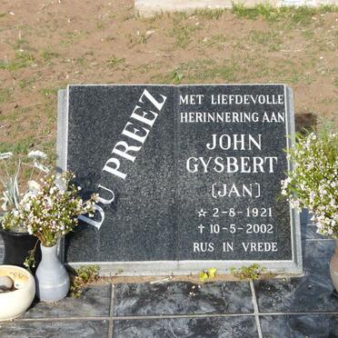 PREEZ John Gysbert, du 1921-2002