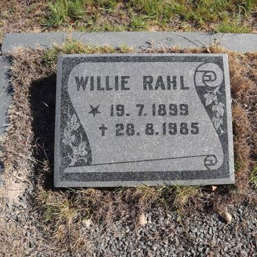 RAHL Willie 1899-1985