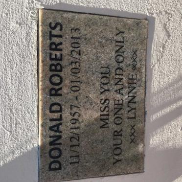 ROBERTS Donald 1957-2013