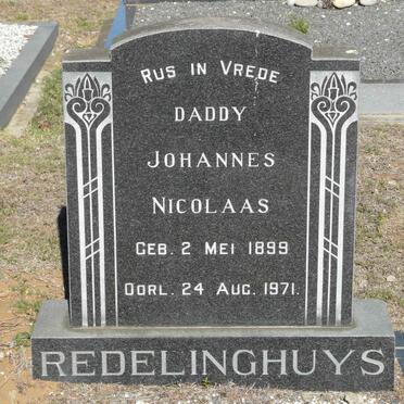 REDELINGHUYS Johannes Nicolaas 1899-1971