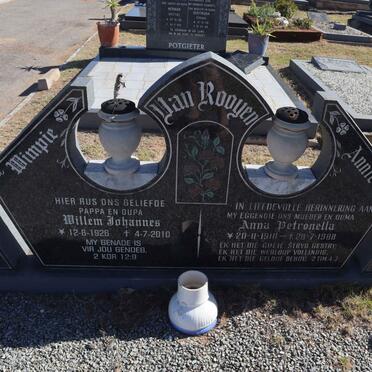 ROOYEN Willem Johannes, van 1926-2010 & Anna Petronella 1918-1988