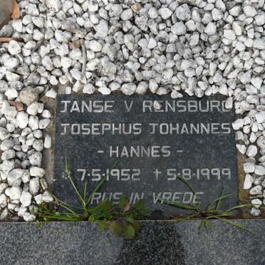 RENSBURG Josephus Johannes, Janse v. 1952-1999
