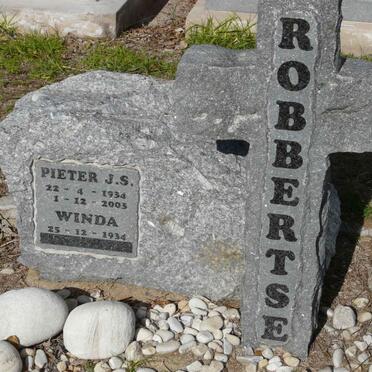 ROBBERTSE Pieter J.S. 1934-2003 &amp; Winda 1934-