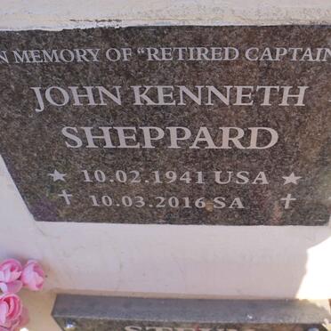 SHEPPARD John Kenneth 1941-2016