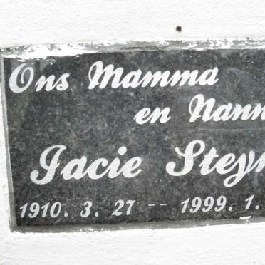 STEYN Jacie 1910-1999