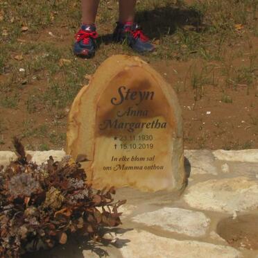 STEYN Anna Margaretha 1930-2019