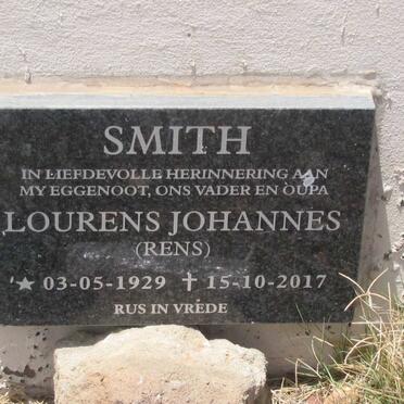 SMITH Lourens Johannes 1929-2017