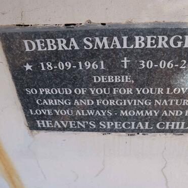 SMALBERGER Debra 1961-2013
