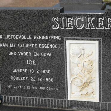 SIECKER Joe 1930-1990
