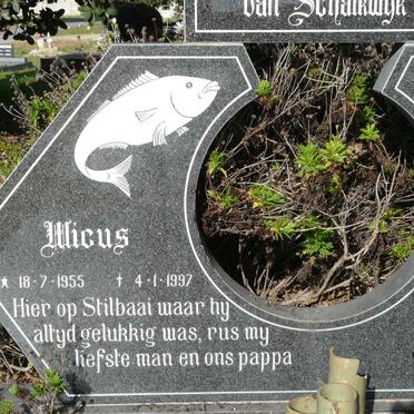 SCHALKWYK Wicus, van 1955-1997