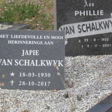 SCHALKWYK Japie, van 1930-2017 :: VAN SCHALKWYK Phillie 1932-2007 _1