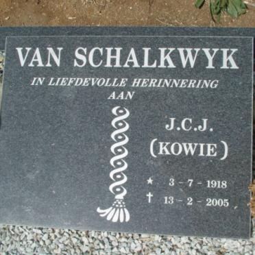 SCHALKWYK J.C.J., van 1918-2005