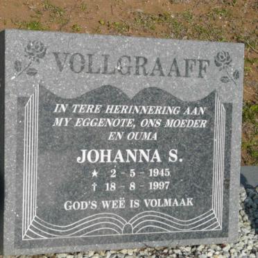 VOLLGRAAFF Johanna S. 1945-1997