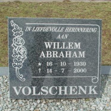 VOLSCHENK Willem Abraham 1930-2000