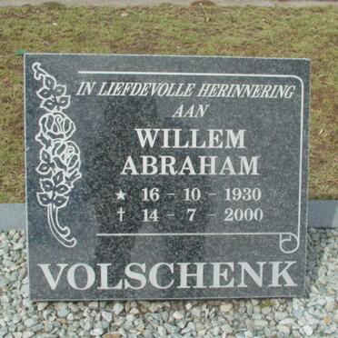 VOLSCHENK Willem Abraham 1930-2000