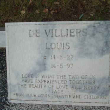 VILLIERS Louis, de 1922-1997 &amp; Hantie 1927-