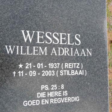 WESSELS Willem Adriaan 1937-2003