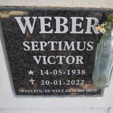 WEBER Septimus Victor 1938-2022