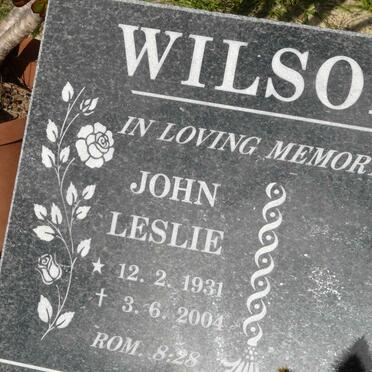 WILSON John Leslie 1931-2004