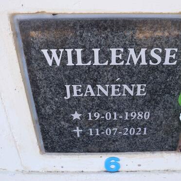 WILLEMSE Jeanene 1980-2021